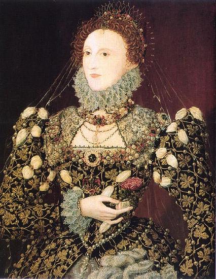 Nicholas Hilliard Elizabeth I, the Germany oil painting art